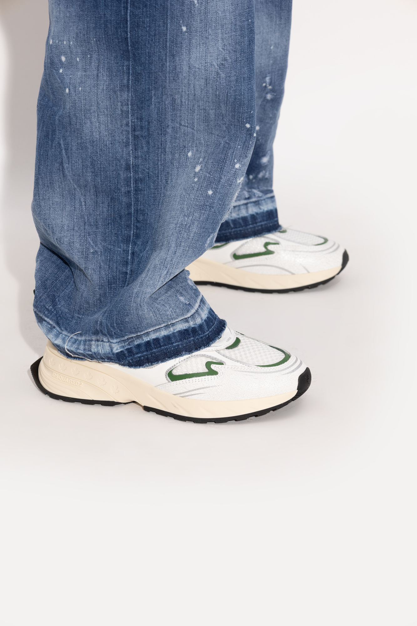 スニーカー D SQUARED2 SPRINTER SNEAKERS IN SUEDE AND MESH Sprinter Sneakers